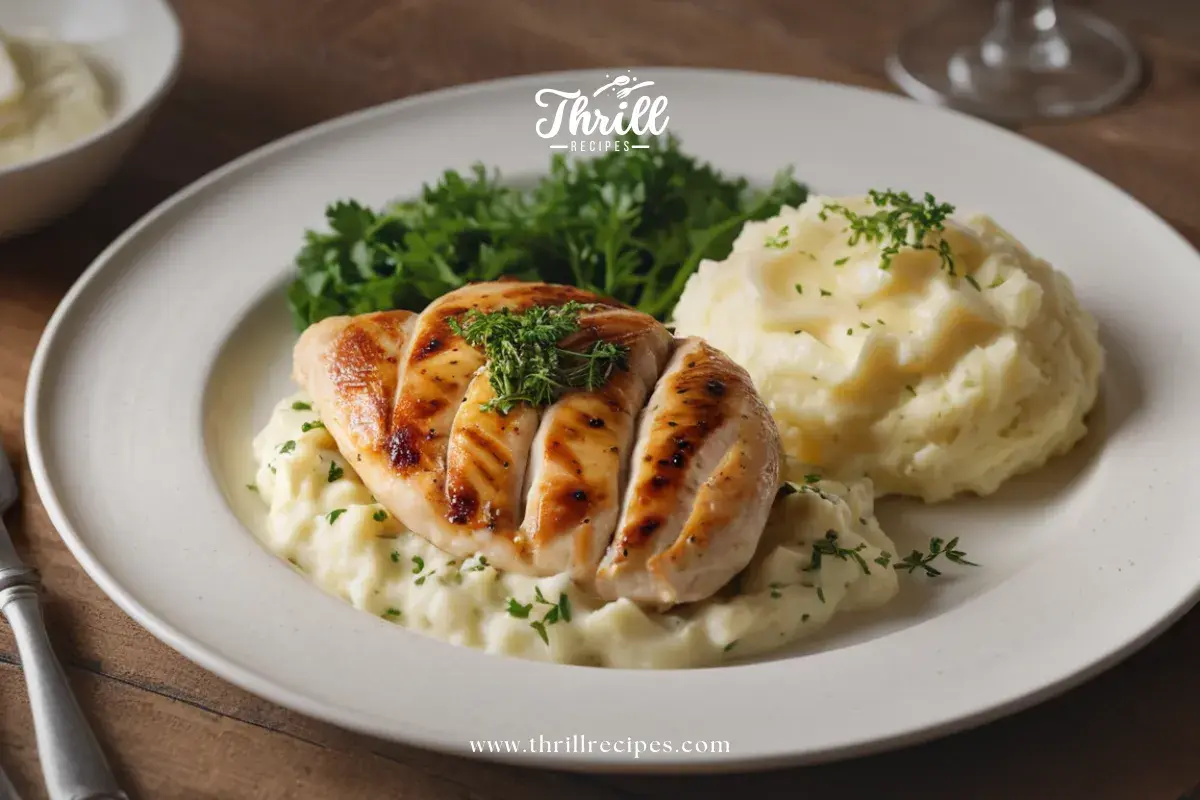 chicken and mashed potatoes