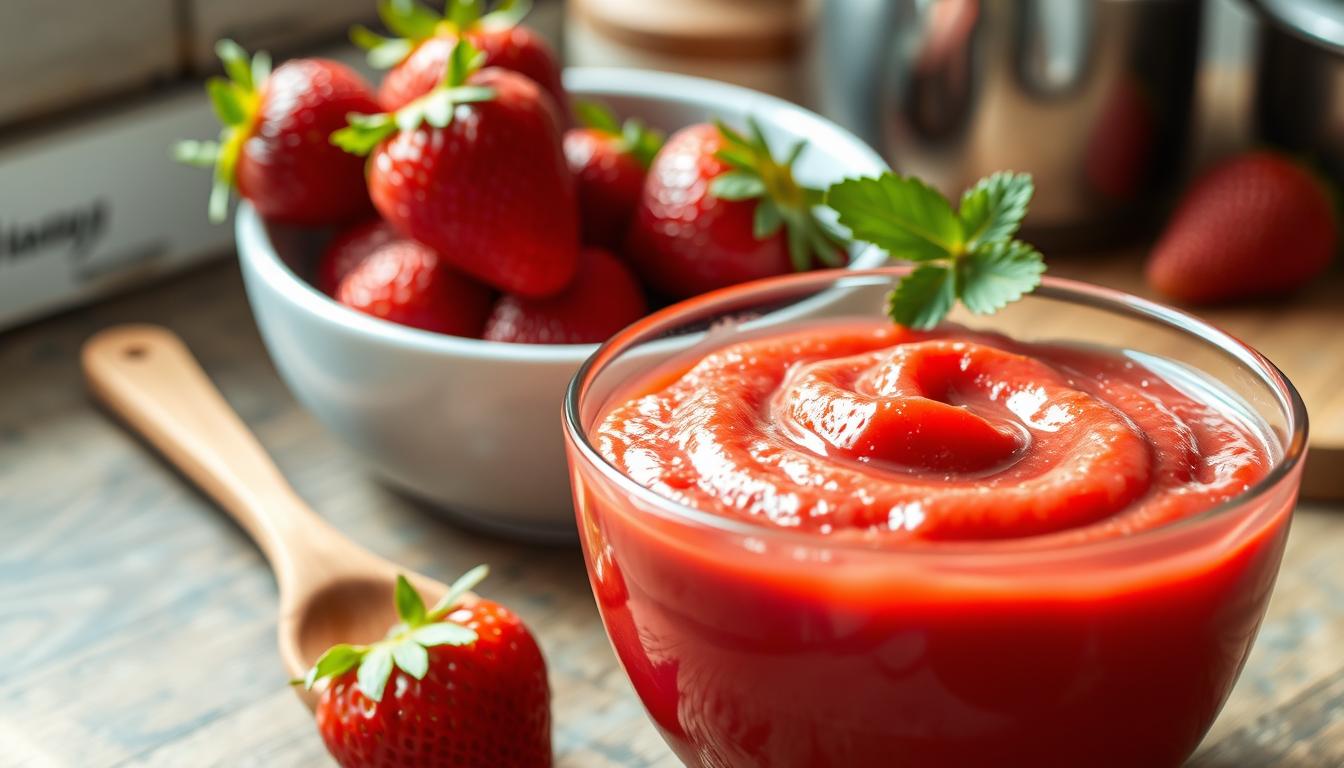 strawberry puree